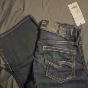 Silver Jeans Men's Dark Blue Slim Jeans